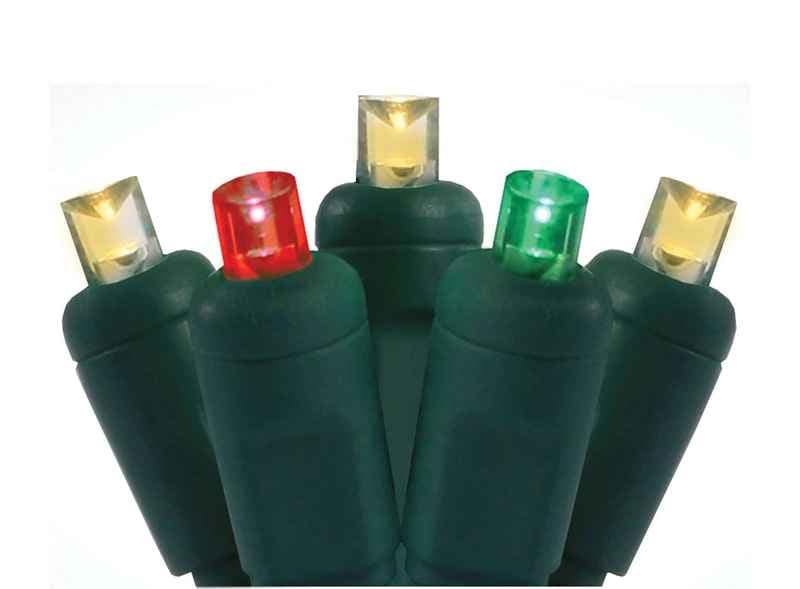 120L 5mm DMX LED Light String / 4-Channel, 6in Bulb Spacing Ruby Red, Green, Warm White|fd078f1bc42ab9fa8792cafeda7e61b6