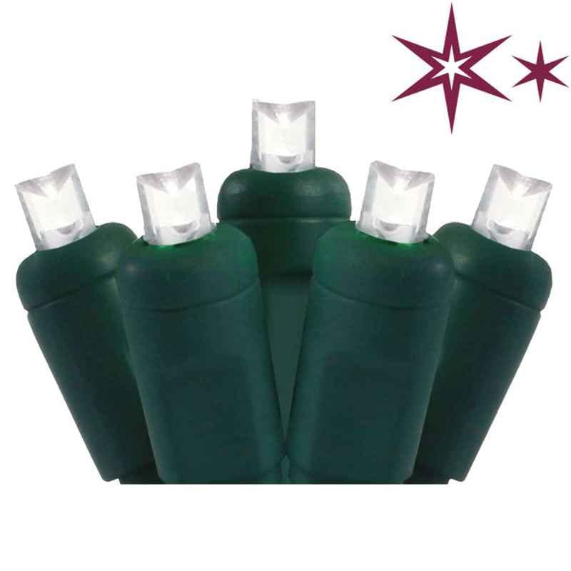 70L 5mm LED Light String, 4in Bulb Spacing Pure White with .25 Pure White Twinkle|3eee688cc0f73a22629eae9d30c651d6