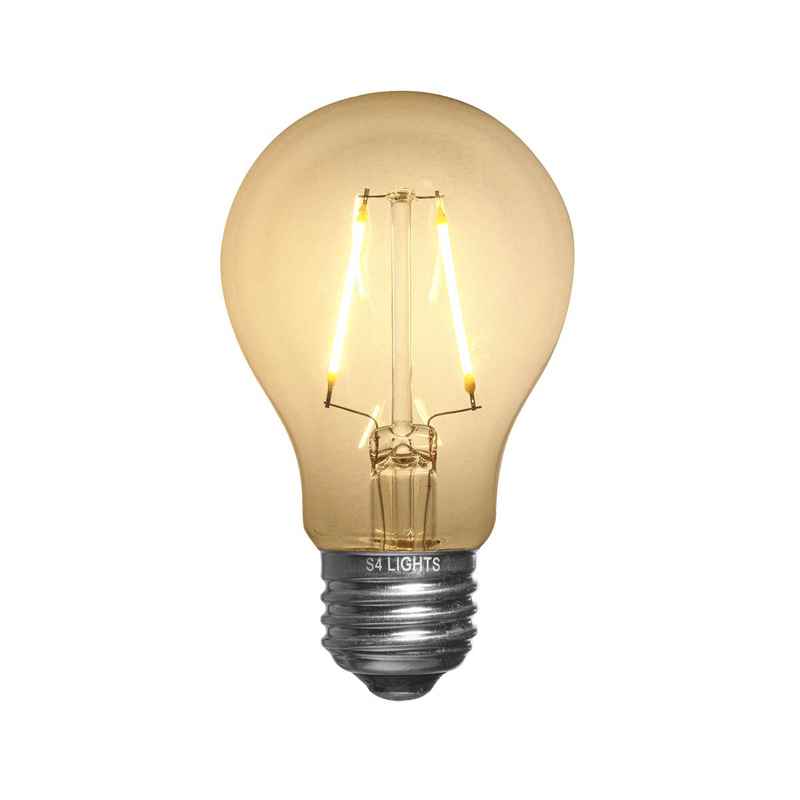 A19 LED Vintage Cafe Bulb, E26 Base Warm White, Glass|086bf1ad3f988b21b7dc3e4bbdfc99e8