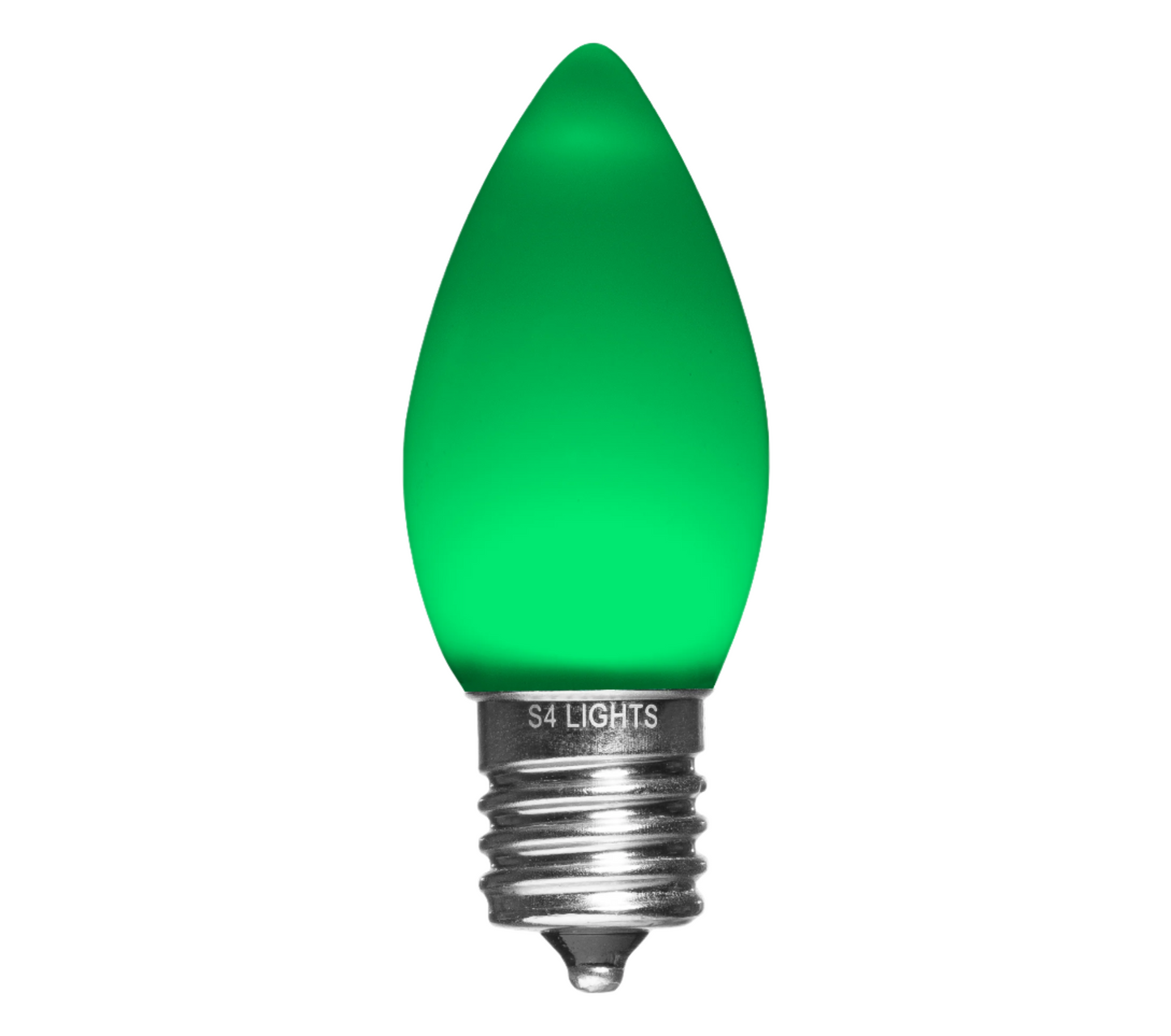 C9 LED Opaque Bulb, E17 Base