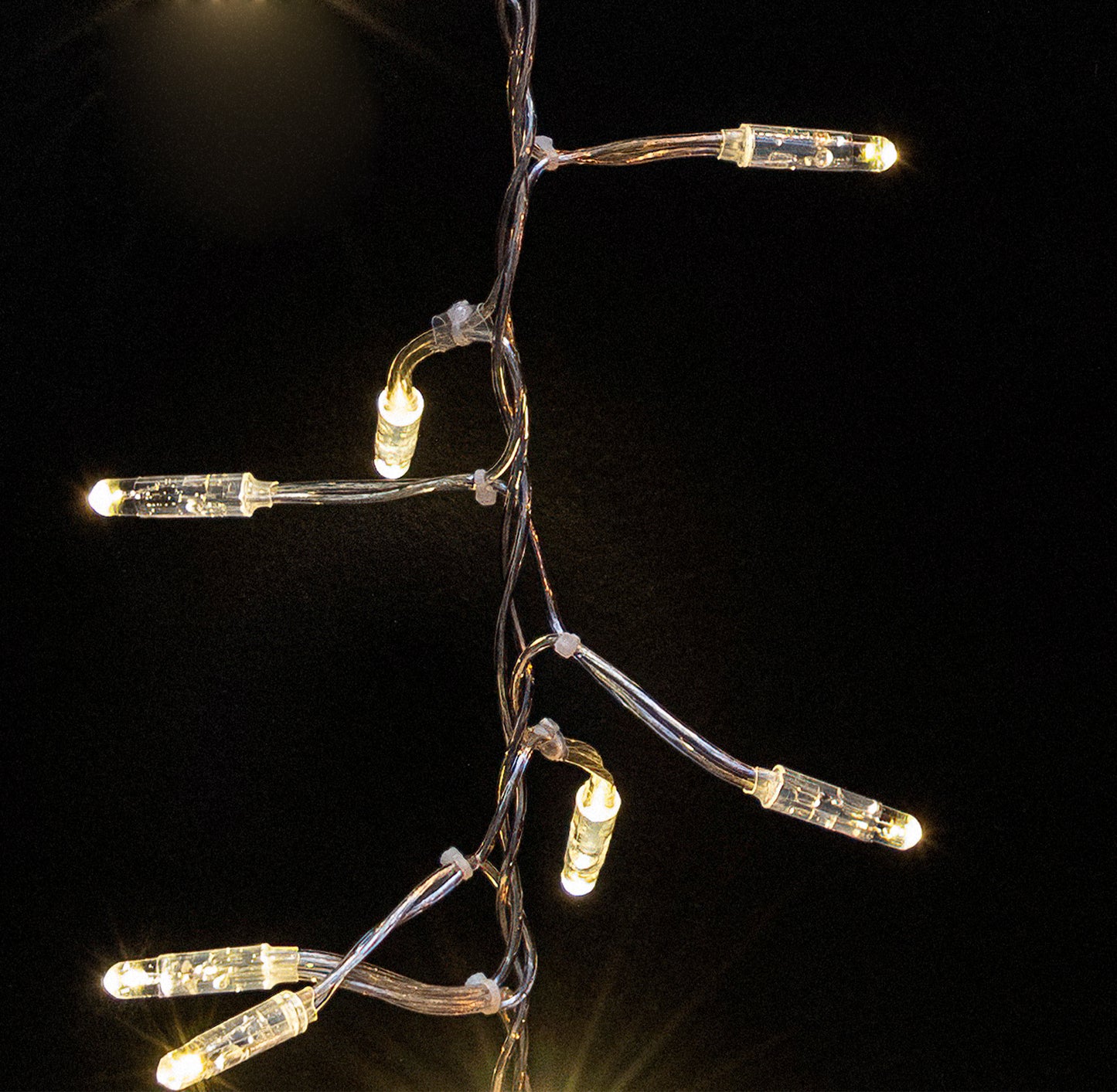 96L 7mm LED Dome Light Garland 2in Bulb Spacing