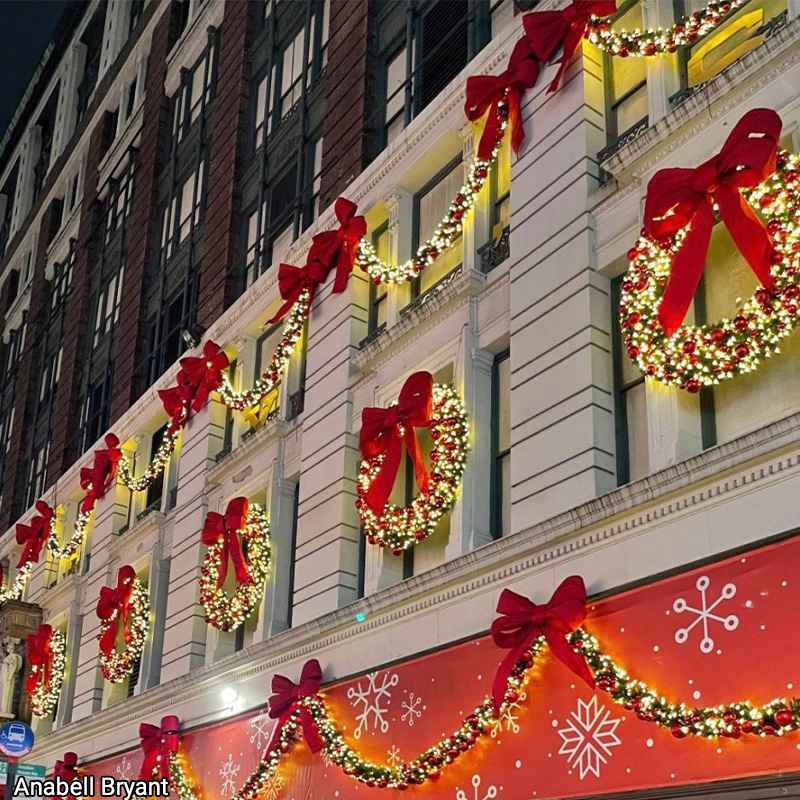 Decorative Christmas Bow Solid Bow, 2|d91d651c4b61185fe6a97bd0096f0f71