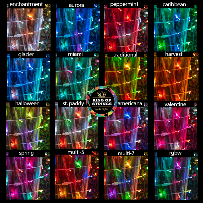 35L 7mm LED Light String, 6in Bulb Spacing