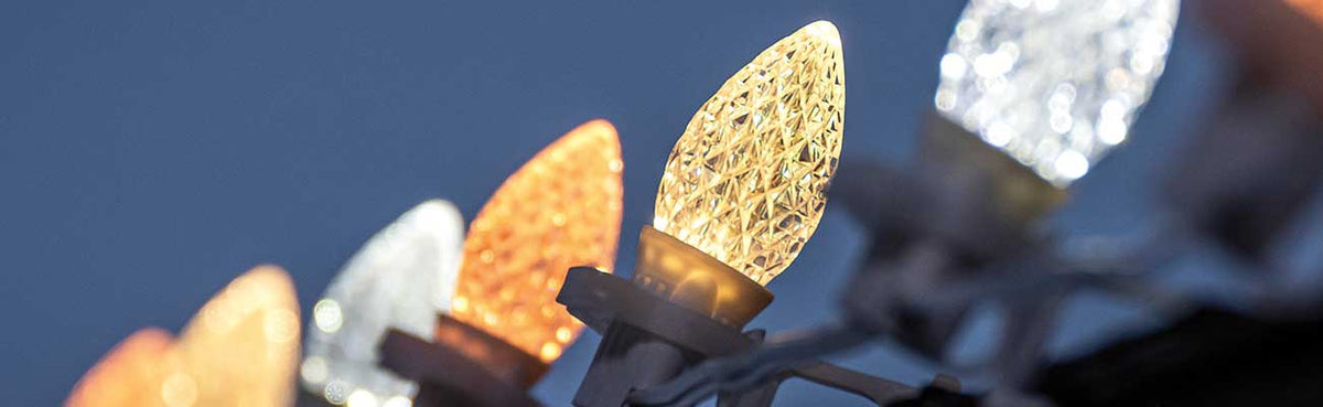Faceted C9 Replaceable Bulbs