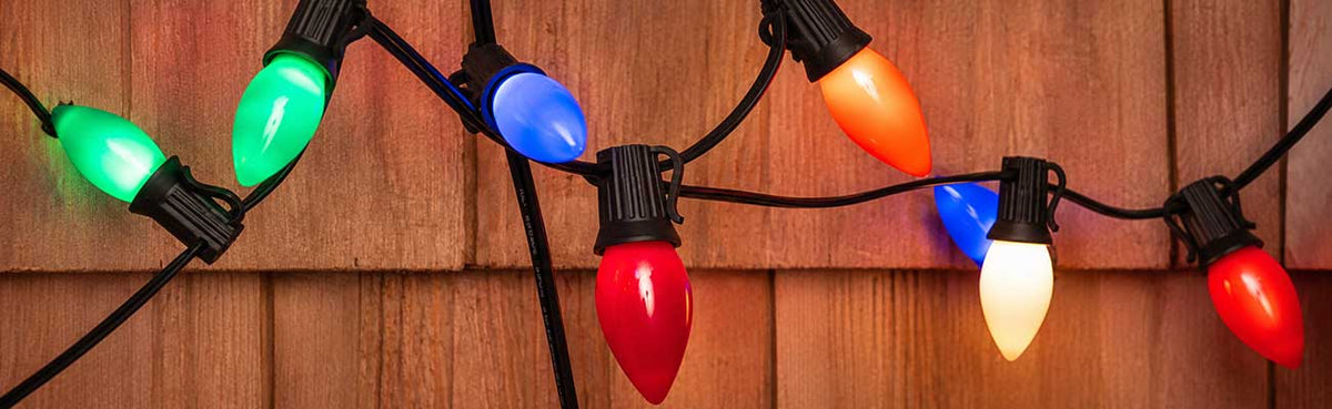 Opaque C9 Replaceable Bulbs