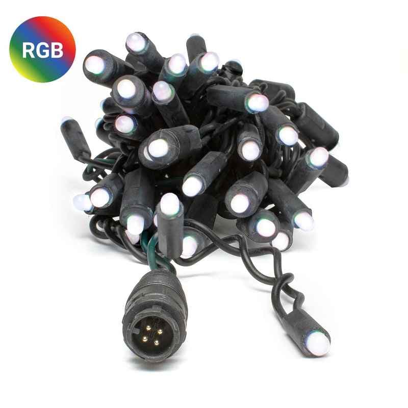 100L 5mm Dome Curtain Light Strings, 3in Bulb Spacing Light String Only, RGB|8a773442f0f7b3a454d1fd581876a784