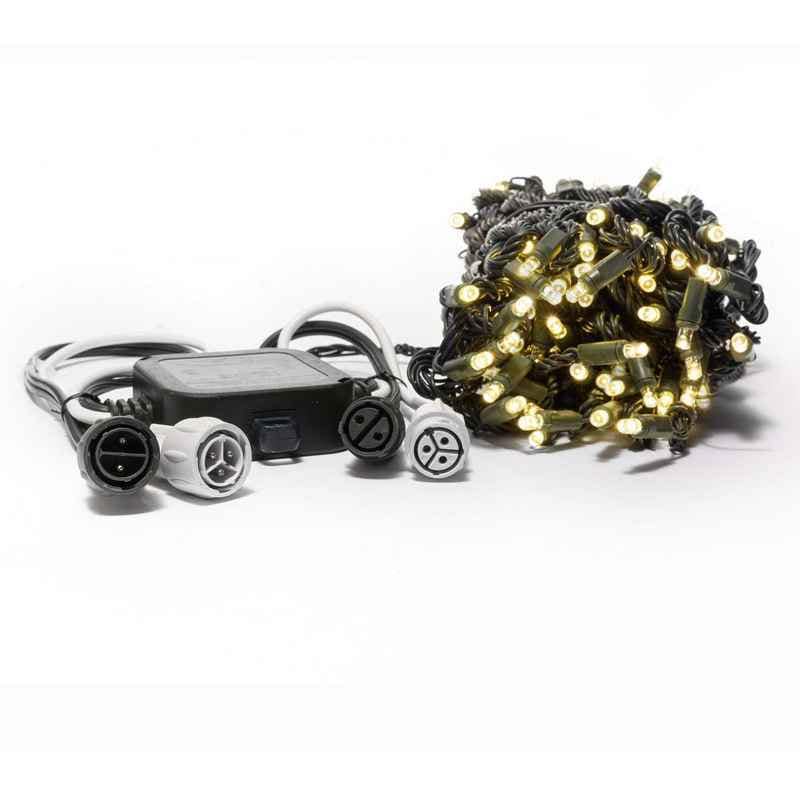 120L 5mm DMX LED Light String / 4-Channel, 6in Bulb Spacing – S4 Lights