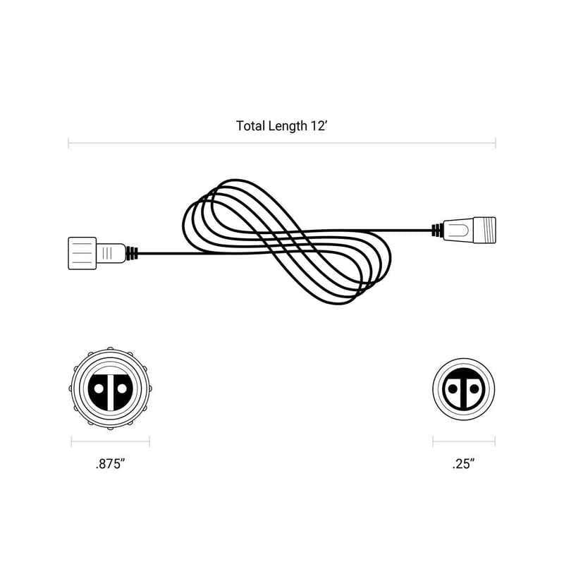 12ft Extension Cord