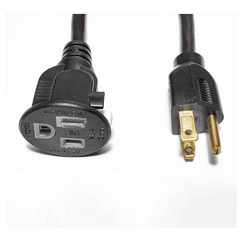 15-100ft Extension Cord, Single Adapter with Lock 16AWG