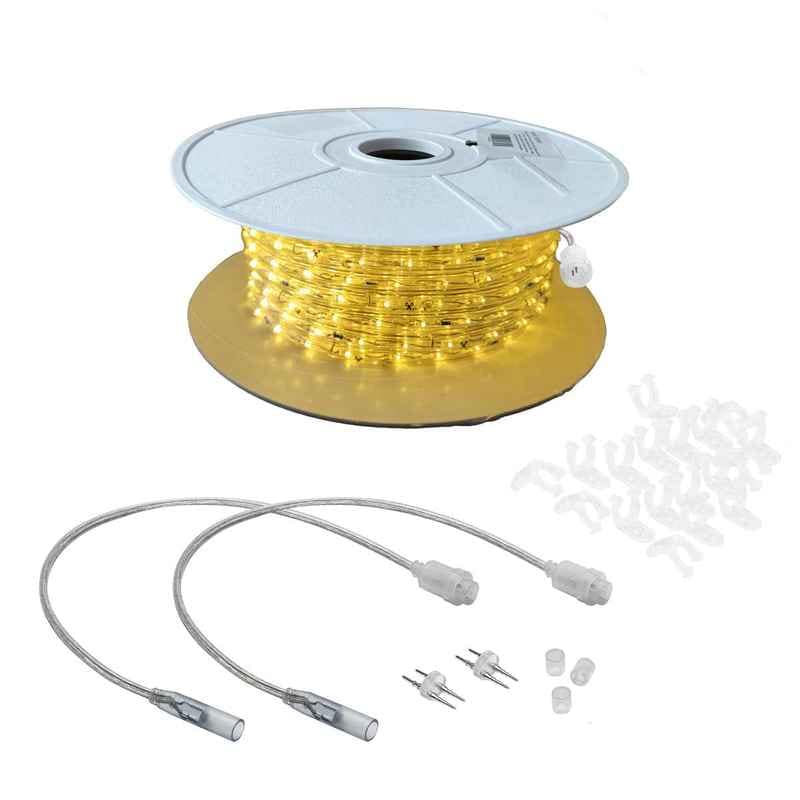 1800L 3/8” 2-Wire LED Rope Light Kit, 6in Bulb Spacing