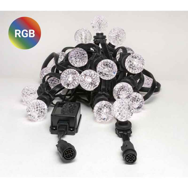 25L G40 LED Light String, 12 or 18in Bulb Spacing