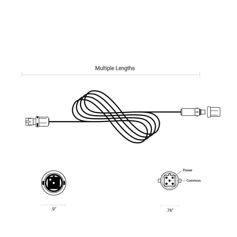 25ft Extension Cord / 1-Channel