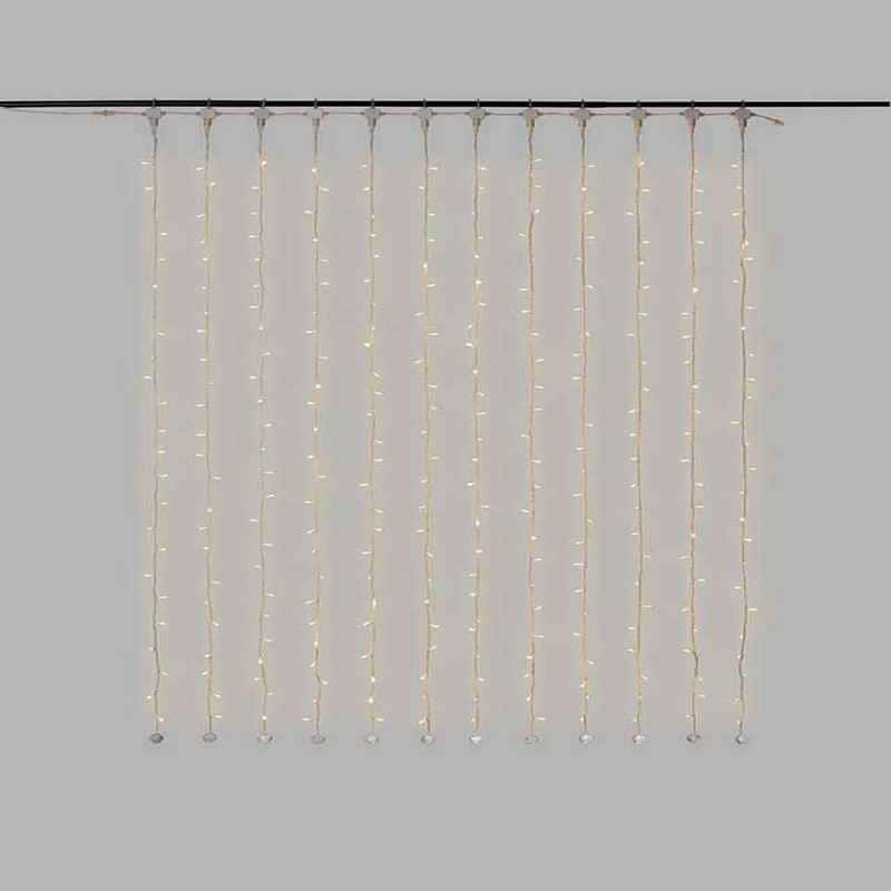 48L 5mm LED Curtain Light String / 3-Channel, 4in Bulb Spacing