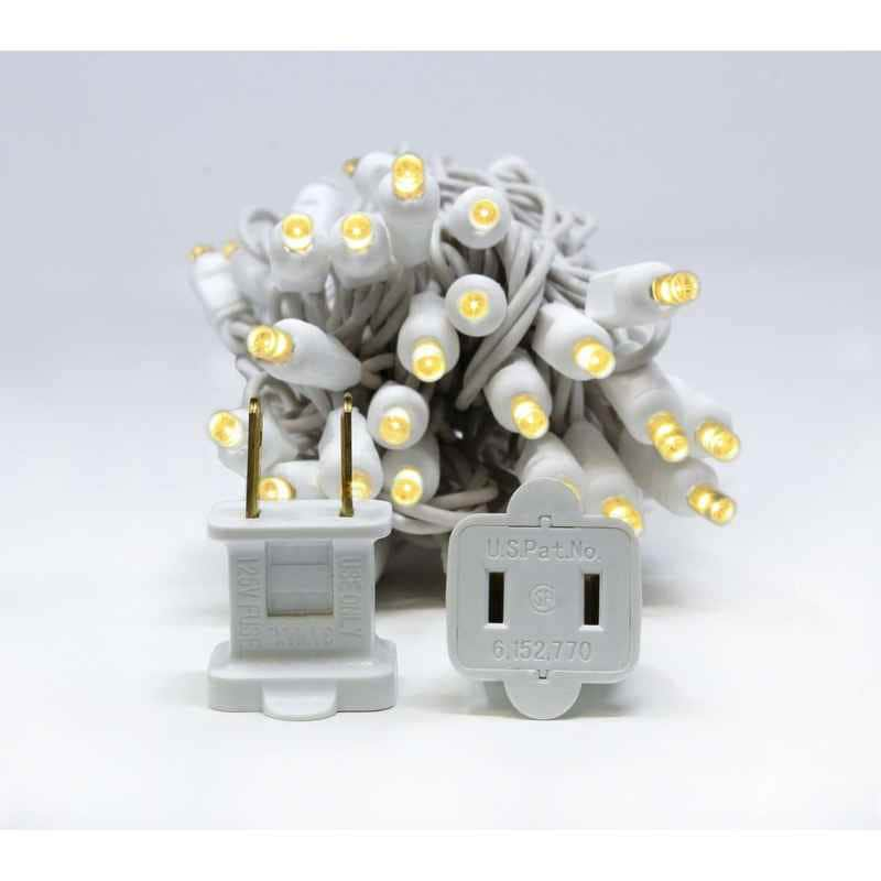 50L 5mm LED Light String, 4in Bulb Spacing