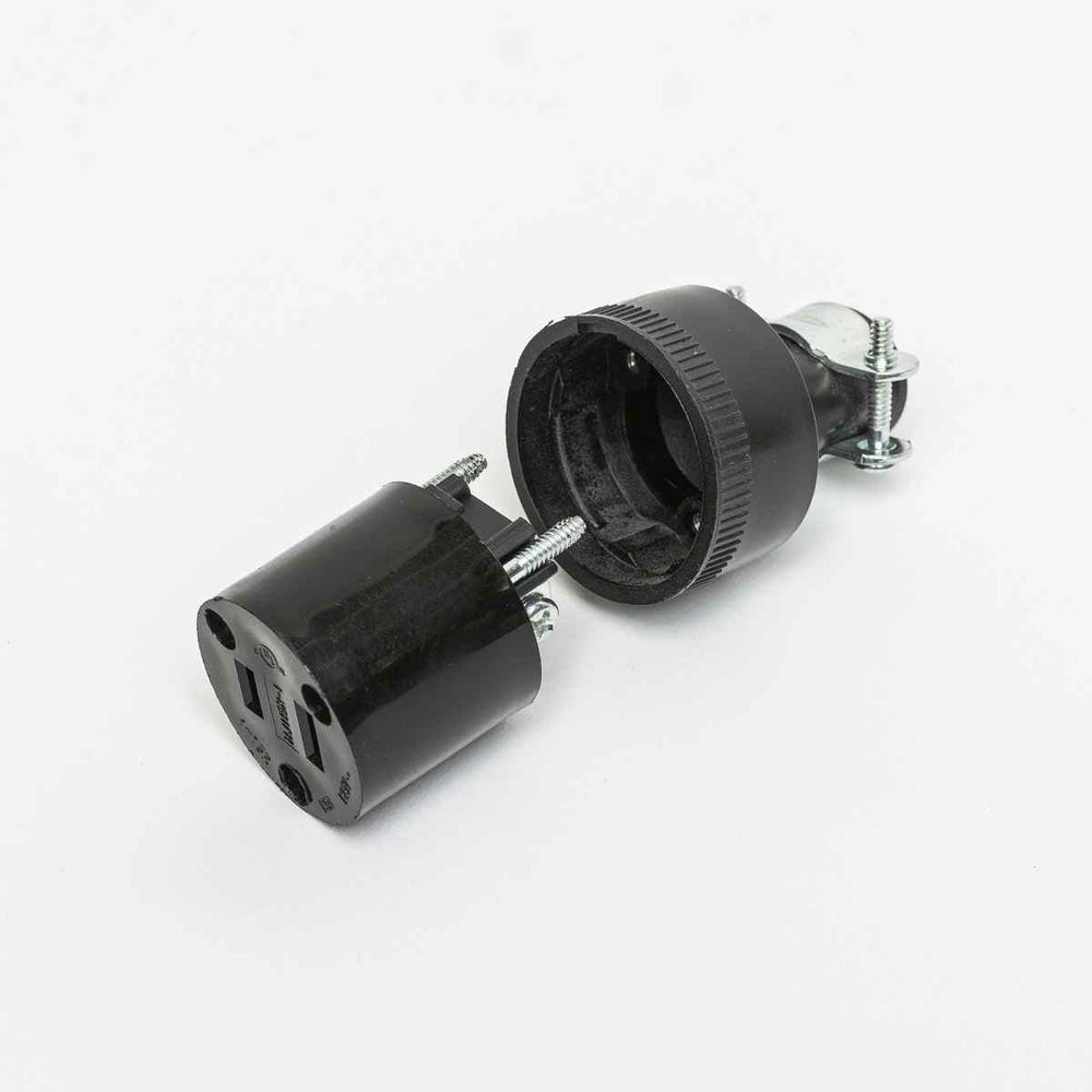 Black Commercial Grade 2-prong Connectors