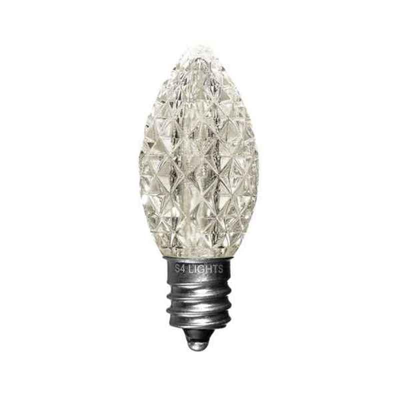 C7 LED Faceted Bulb, E12 Base