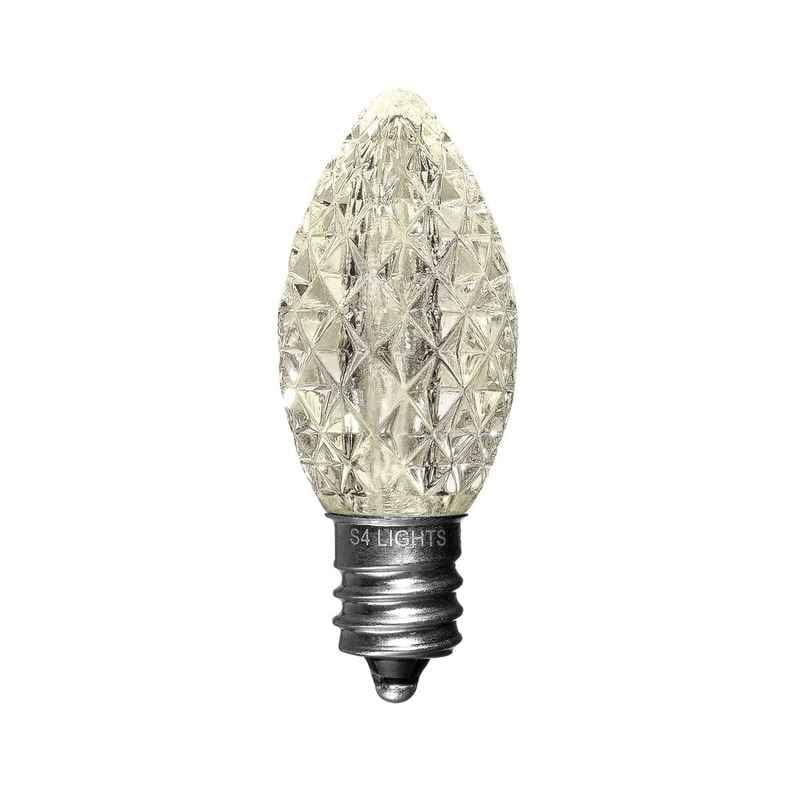 C7 LED Faceted Bulb, E12 Base Warm White 3000K|dd28f2c251f76d59ca0e736664a103c0