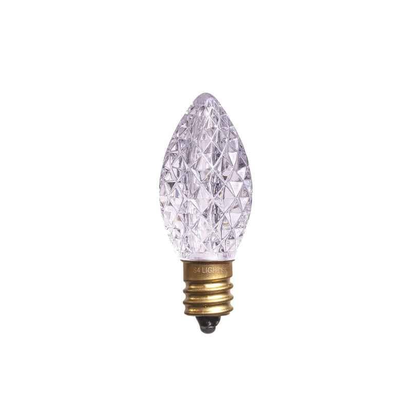 C7 LED Faceted Bulb, E12 Base