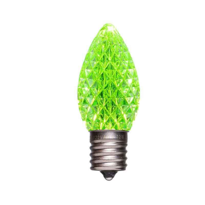 C9 LED Faceted Bulbs, E17 Base Lime|66fb27256f908c79c68623ca6f4084a2