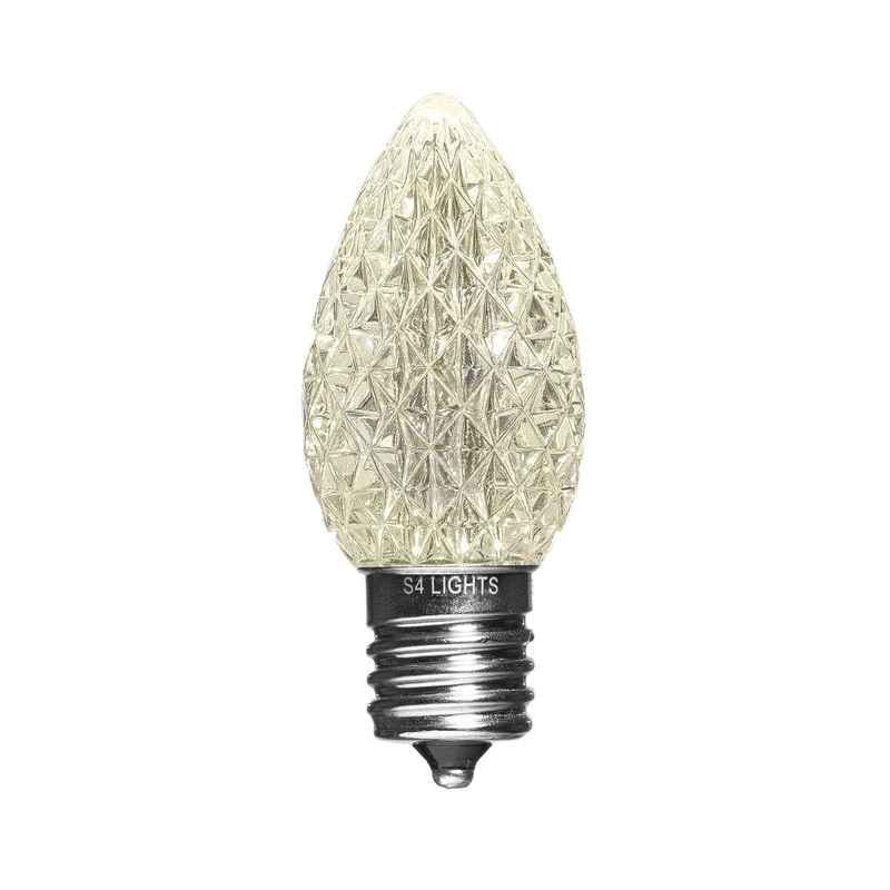 C9 LED Faceted Bulbs, E17 Base Warm White 3000K|dd28f2c251f76d59ca0e736664a103c0