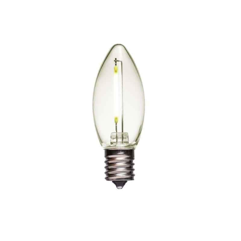 C9 LED Clear Bulb, E17 Base