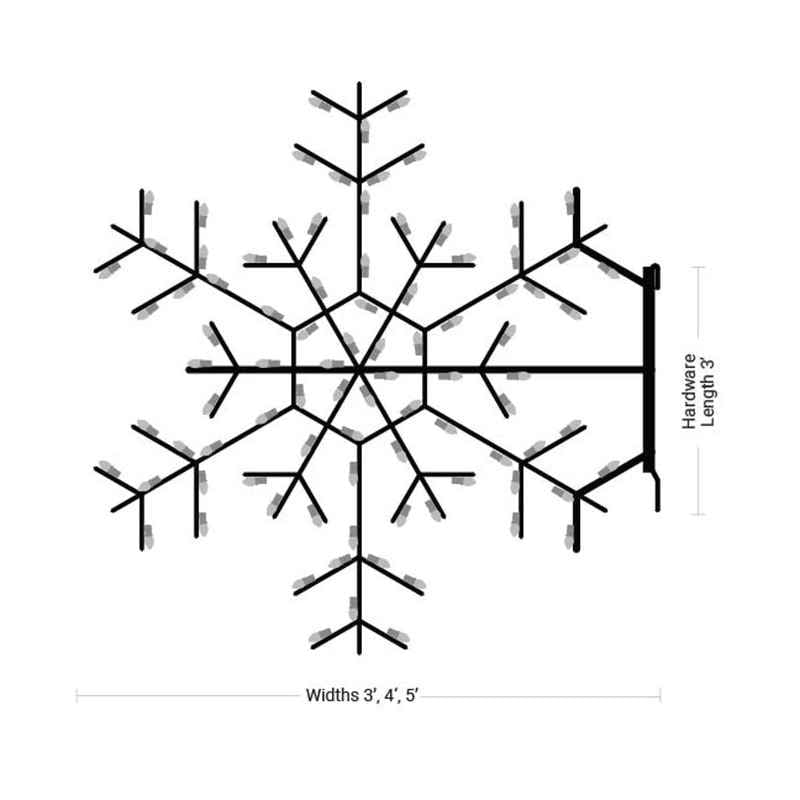 Cascade Christmas Snowflake