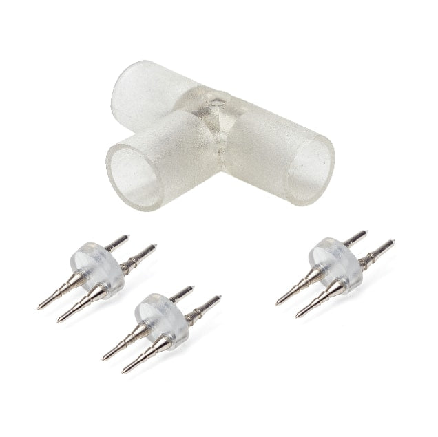 Clear Connectors and End Caps T-Connector|bb06f098d8a91c41463ec14257abd51d