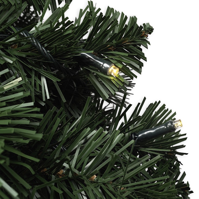 Warm White Battery Pre-lit Wreath