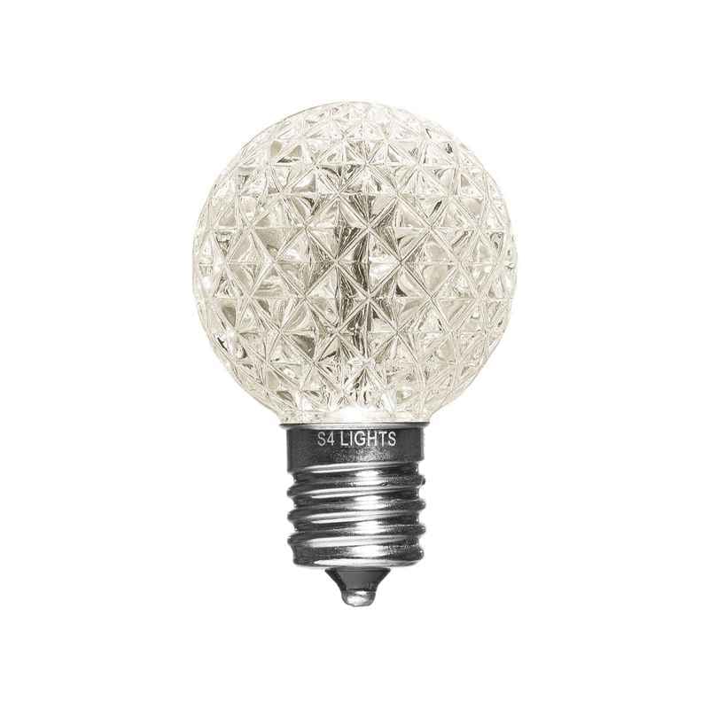 G40 LED Faceted Bulbs, E17 Base Warm White 3000K|dd28f2c251f76d59ca0e736664a103c0