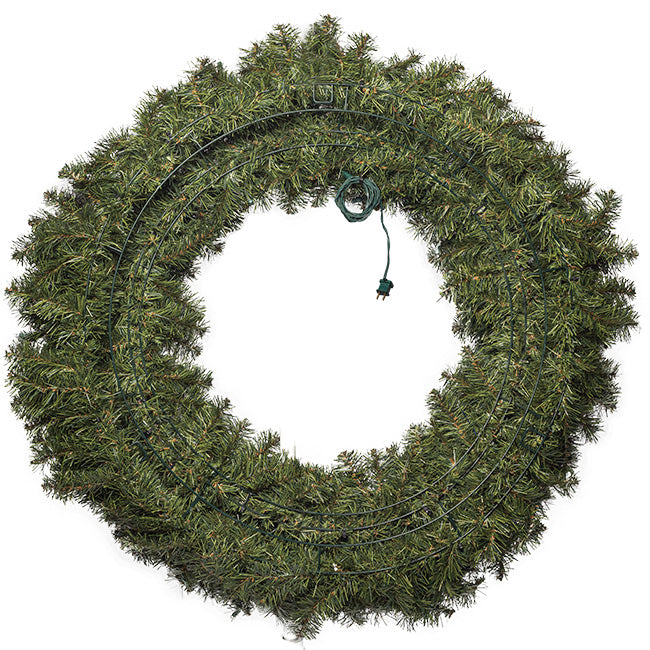 Warm White Pre-lit Christmas Wreath