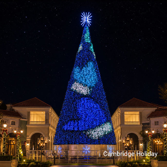 RGB Pixel Pines® Animated Christmas Tower Tree, Robust Foliage