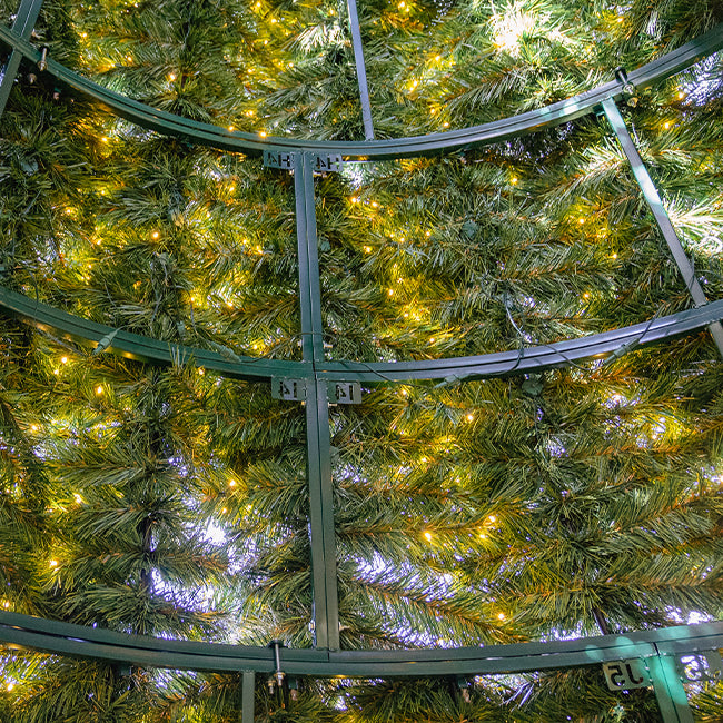 RGB Pixel Pines® Animated Christmas Tower Tree, Robust Foliage
