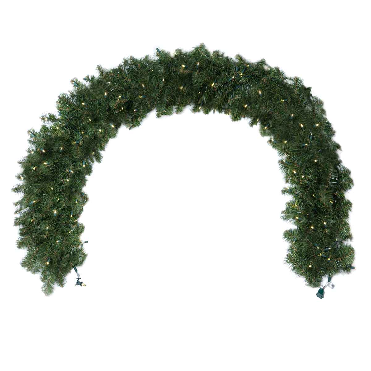 Warm White Pre-lit Christmas Garland 12|c5c21a335b49893f6ac82ecc675d662a