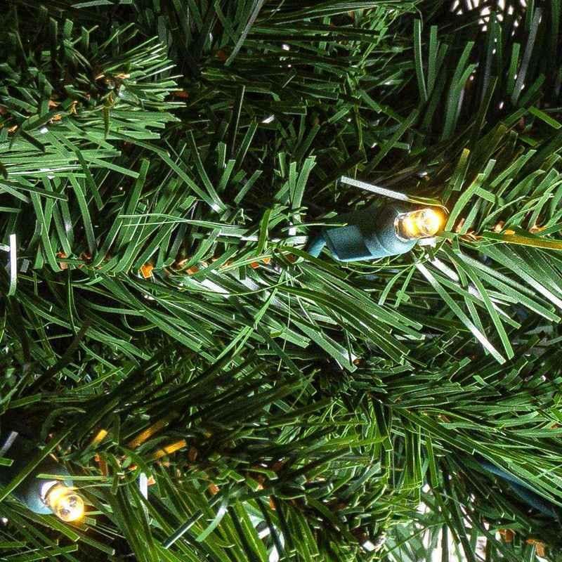 Warm White Pre-lit Christmas Garland