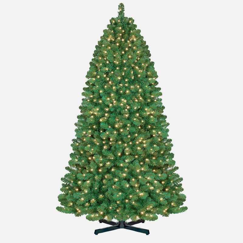 Warm White Pre-lit Medium Profile Christmas Tree