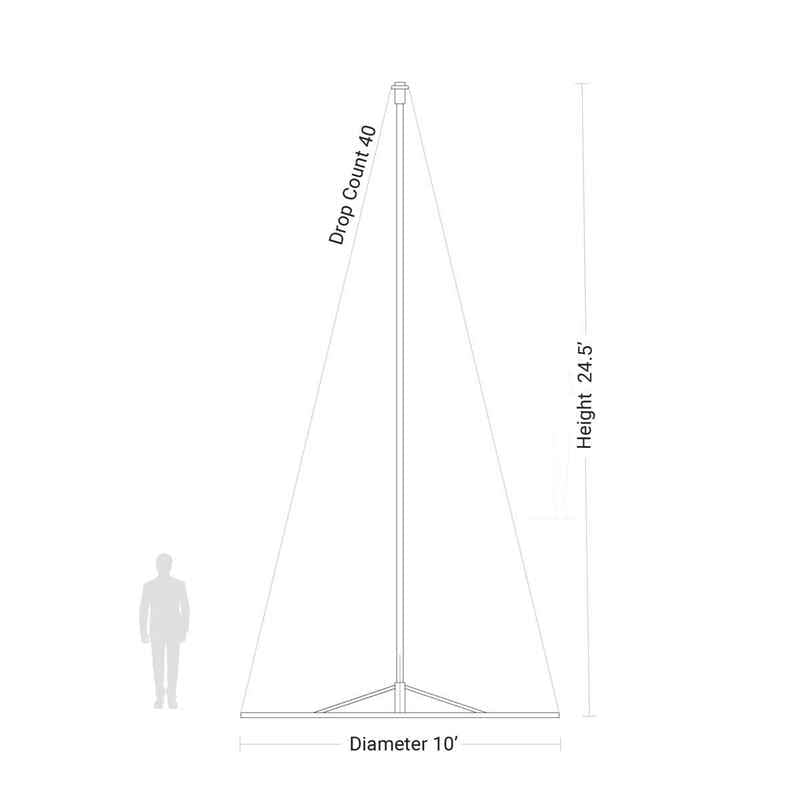 Pole Tree Structures • Compatible with Plug N Play Light Kits Large, 40|84b0389639529a444726c7f84927cdab