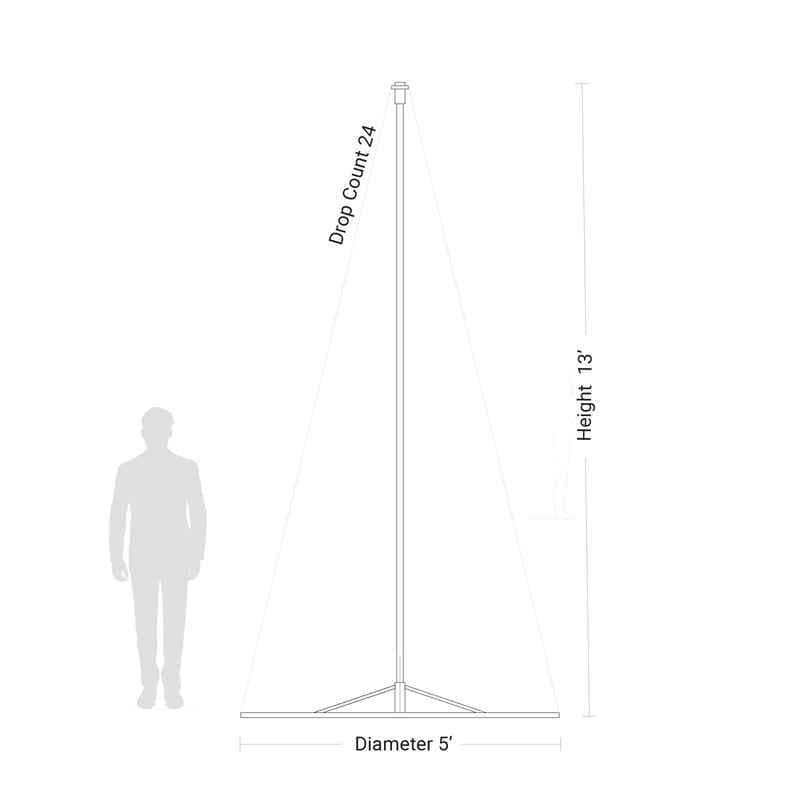 Pole Tree Structures • Compatible with Plug N Play Light Kits Small, 24|246dbc5d36e660737c8346b43eedb696