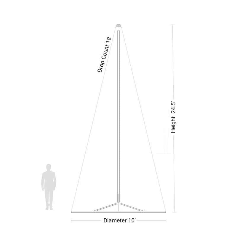 Pole Tree Structures • Compatible with Versaline® 5mm Light Kits – S4 ...