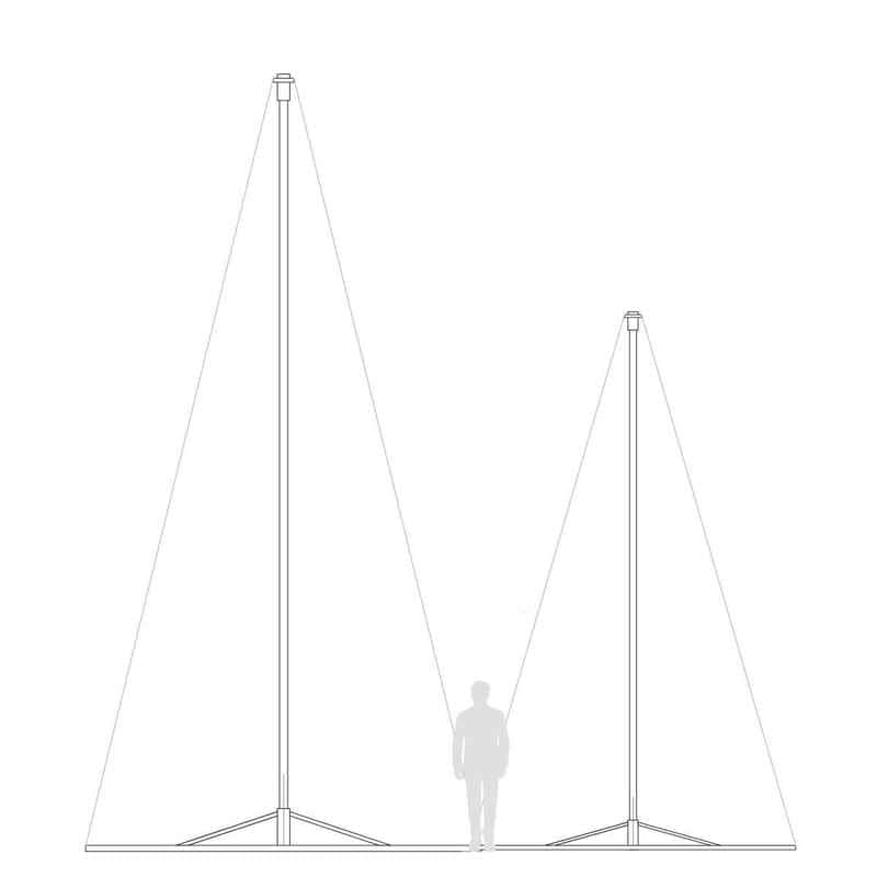 Pole Tree Structures • Compatible with Versaline Crab Light Kits