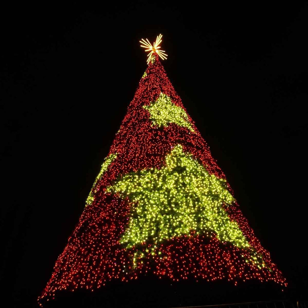 RGB Pixel Pines® Animated Christmas Tower Tree, Robust Foliage