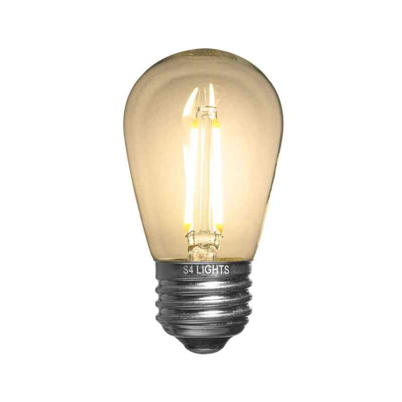 S14 LED Vintage Cafe Bulb, E26 Base Warm White, Polycarbonate|c7e1ccd31fc33cfd0dbeee9b034922e2
