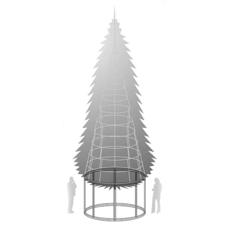 Octagonal Tree Riser Tree Riser – S4 Lights