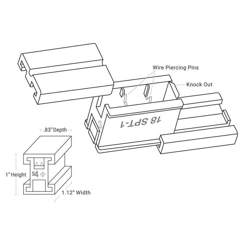 Wire-Piercing Bridge / Splitter - SPT-1W