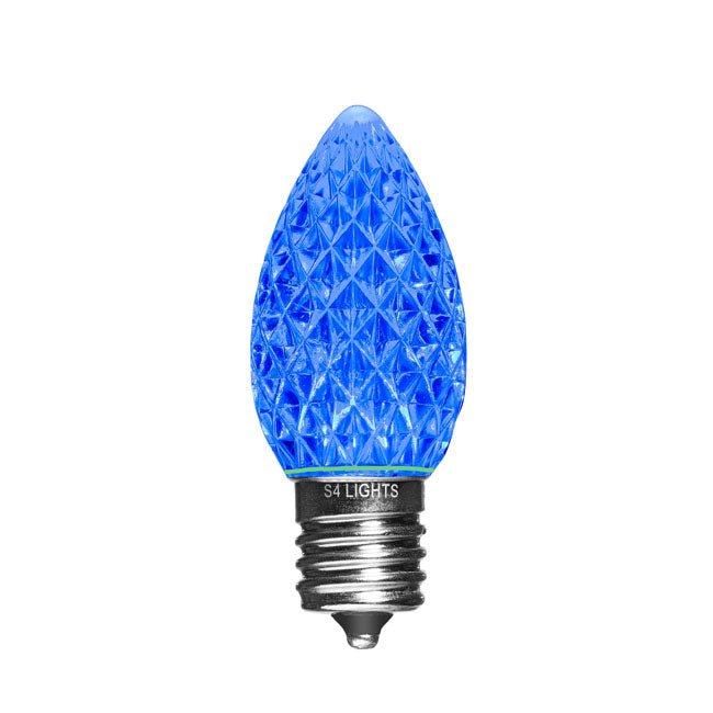 C9 LED Faceted Bulb, E17 Base