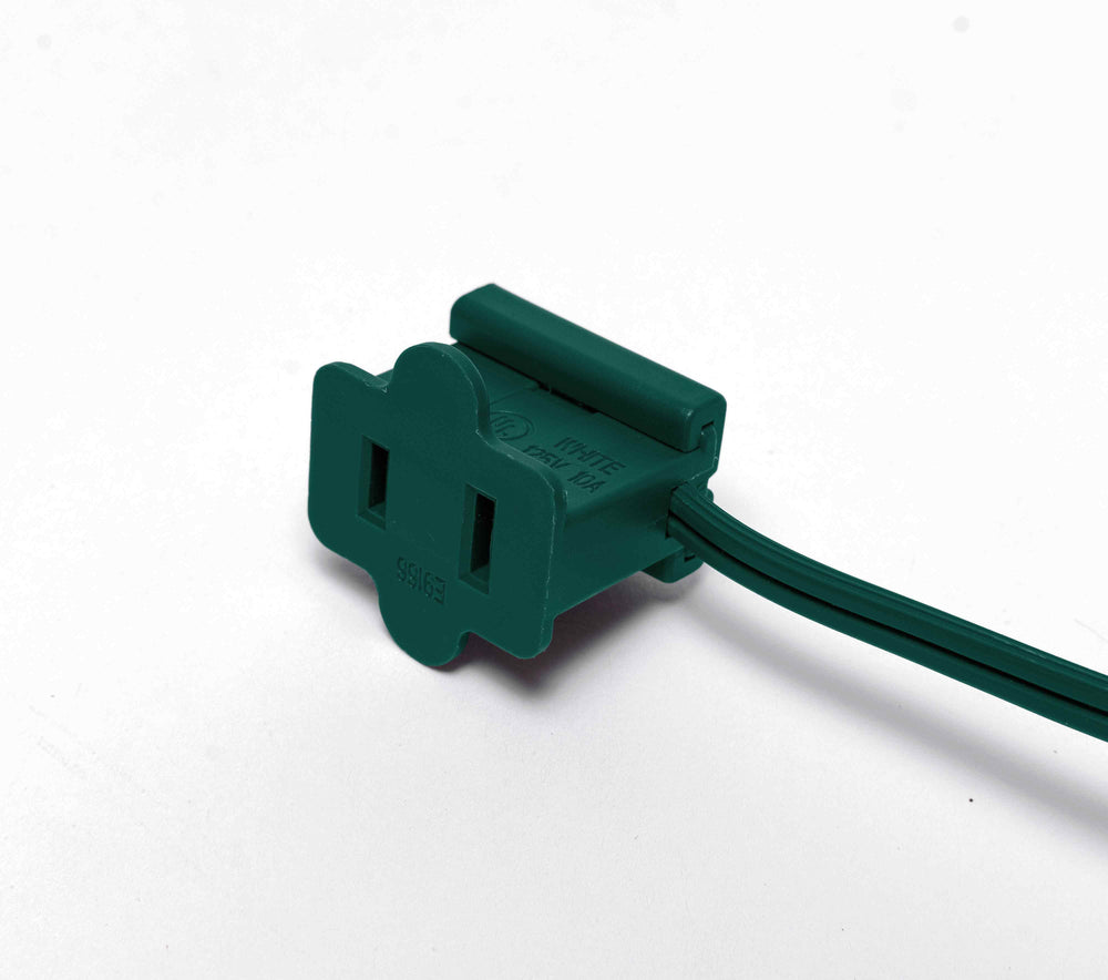 Green / Female Connector / Bag of 12