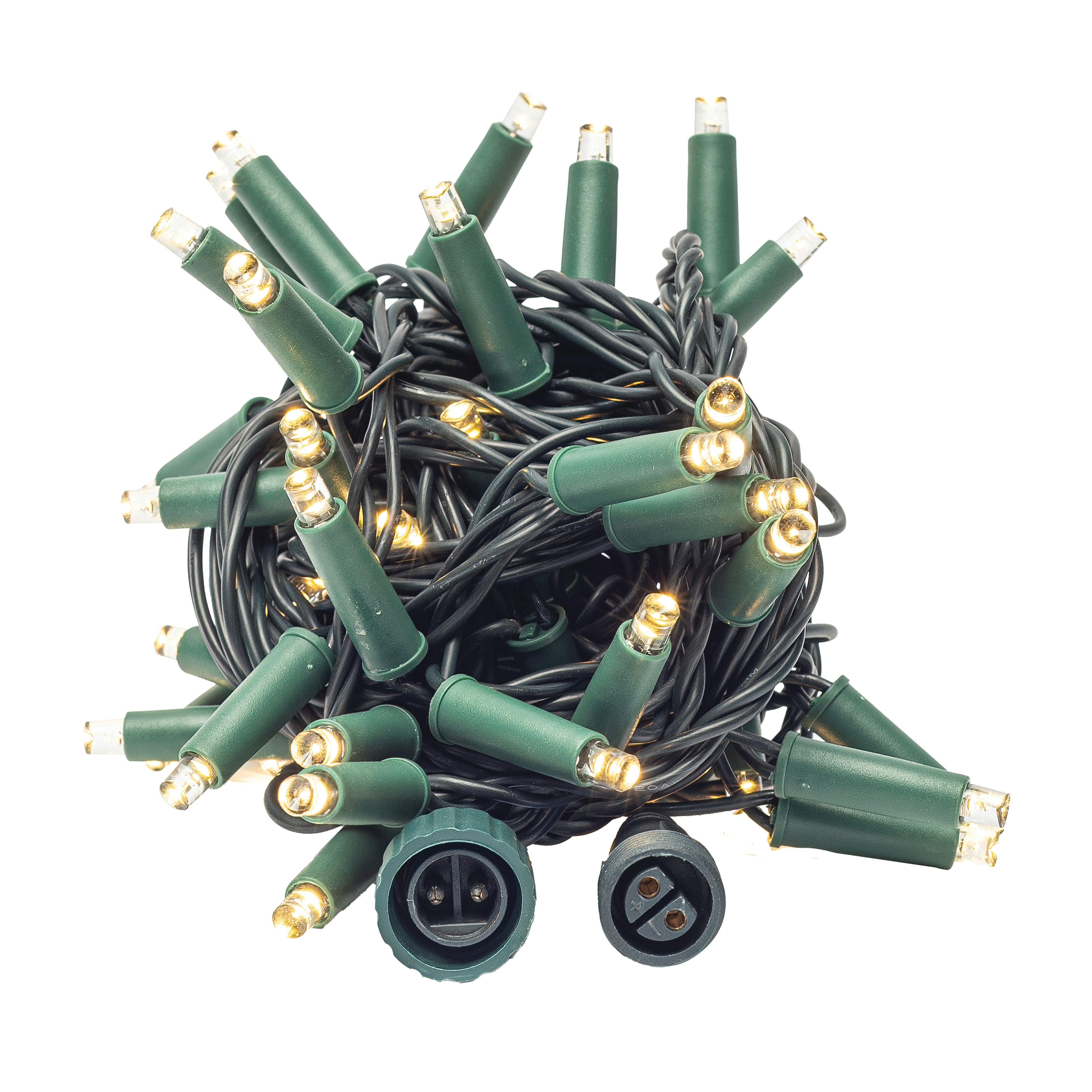 Led String Components 48L 5mm LED Light String, 6in Bulb Spacing – S4 Lights